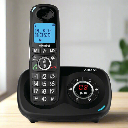 XL595 DECT PHONE WITH ANSWER MACHINE SINGLE