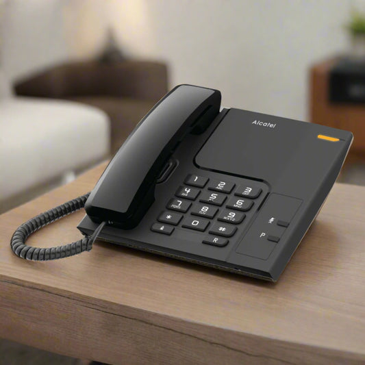 T26 CORDED PHONE BLK