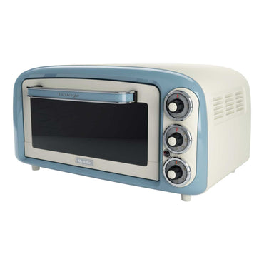 VINTAGE 18L ELECTRIC MINI OVEN BLUE