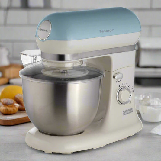 VINTAGE 1200W 5.5L STAND MIXER BLUE