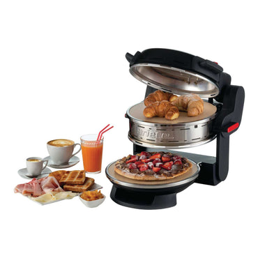 32CM DOUBLE PIZZA OVEN BLACK