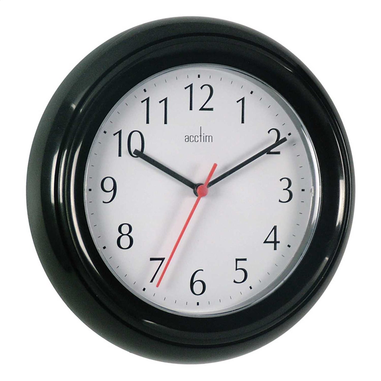 WYCOMBE WALL CLOCK BLACK