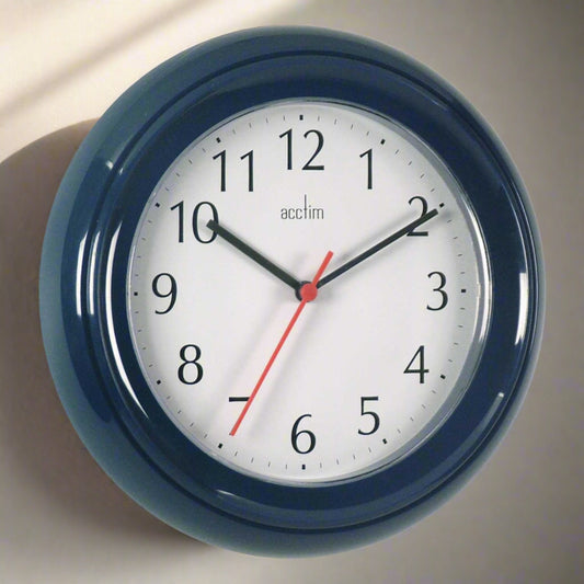 WYCOMBE WALL CLOCK BLUE