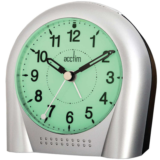 SWEEPER SMARTLITE ALARM CLOCK SILVER