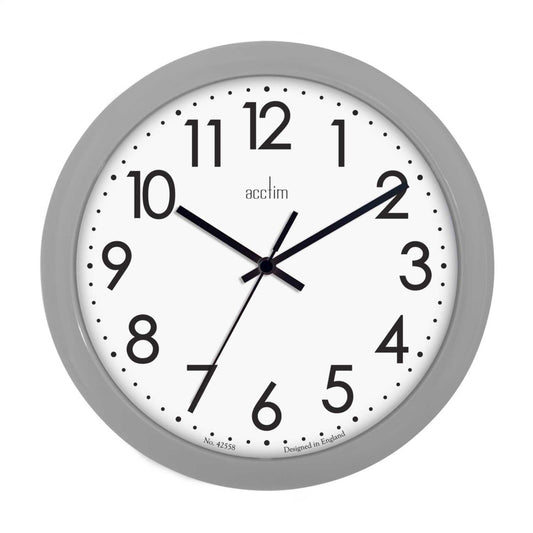 ABINGDON WALL CLOCK GREY