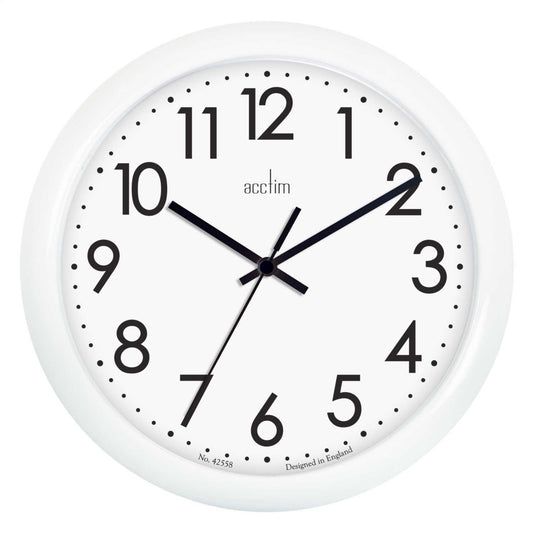 ABINGDON WALL CLOCK WHITE