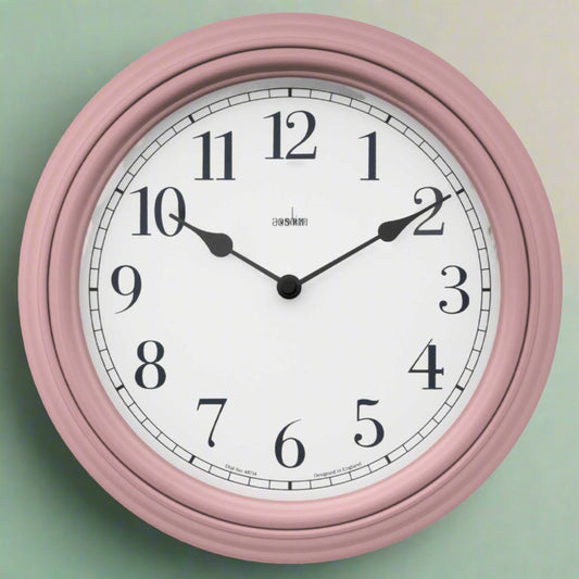 28CM DEVONSHIRE MODEN COUNTRY STYLE WALL CLK DUSTY