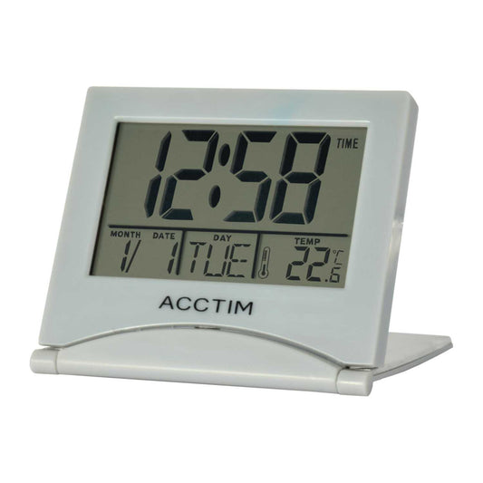 MINI FLIP 2 LCD ALARM CLOCK GREY