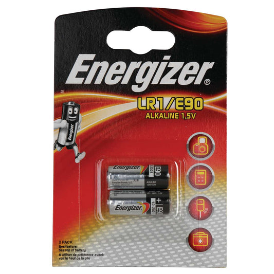 LR1/E90 ALKALINE BATTERY 2 PACK