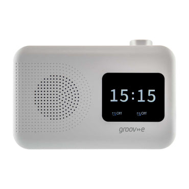 BERLIN COLOUR SCREEN DAB/FM CLOCK RADIO WHITE