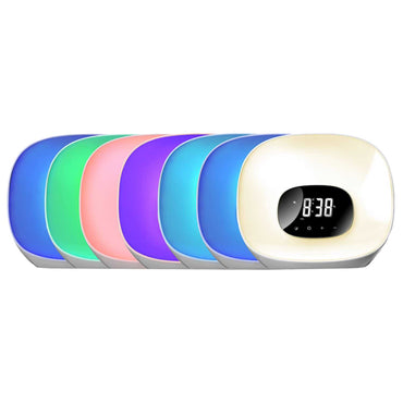 LIGHT CURVE WAKE UP LIGHT FM RADIO & ALARM CLOCK