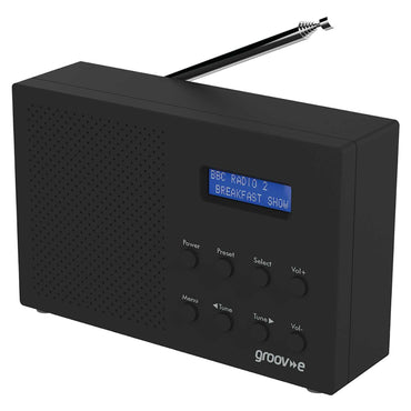 PARIS PORTABLE DAB/FM DIGITAL RADIO BLACK