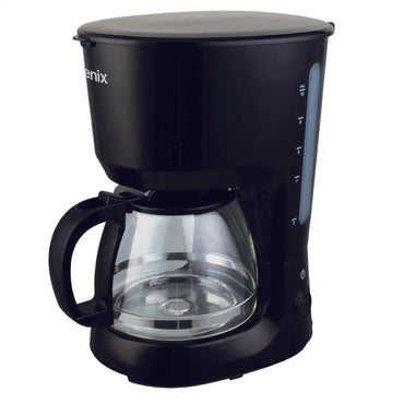 1.25 LITRE FILTER COFFEE MAKER BLACK
