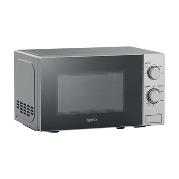 20 LITRE 800W MANUAL MICROWAVE STAINLESS STEEL