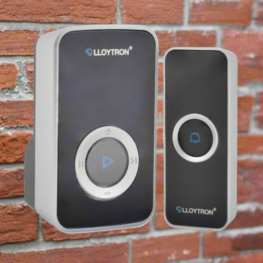 MIP3 200M PLUG IN WIRELESS DOORBELL KIT BLACK