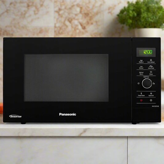 1000W 23L SOLO INVERTER MICROWAVE BLACK