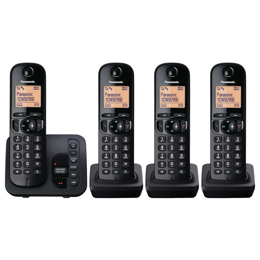 DECT QUAD PHONE ANSWERMACHINE CALL BLOCK