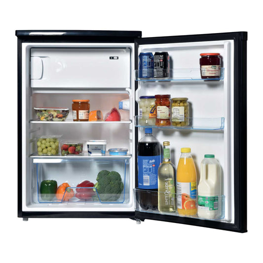 55CM UNDER COUNTER FRIDGE WITH 4* ICE BOX BLACK