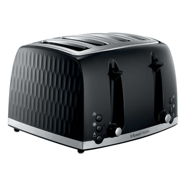 HONEYCOMB 4 SLICE TOASTER BLACK