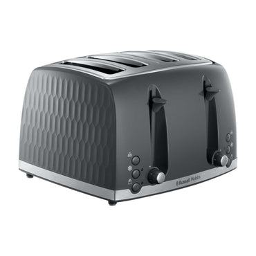 HONEYCOMB 4 SLICE TOASTER GREY