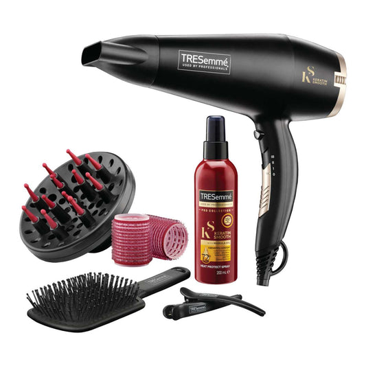 2200W KERATIN SMOOTH HAIR DRYER W. DIFFUSER SET