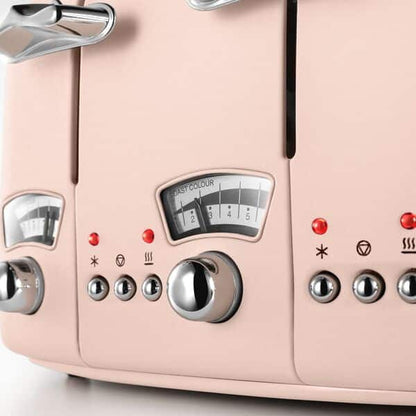 4 SLICE ARGENTO TOASTER PINK