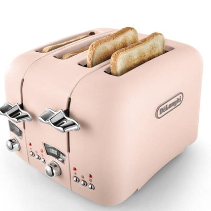 4 SLICE ARGENTO TOASTER PINK