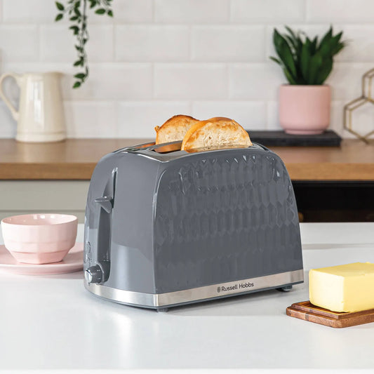 HONEYCOMB 2 SLICE TOASTER GREY