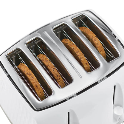 HONEYCOMB 4 SLICE TOASTER WHITE