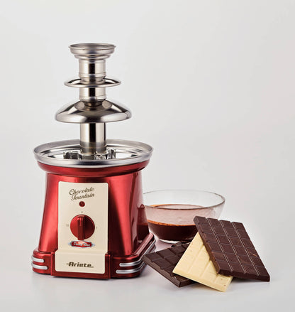 PARTY TIME RETRO CHOCOLATE FOUNTAIN RED