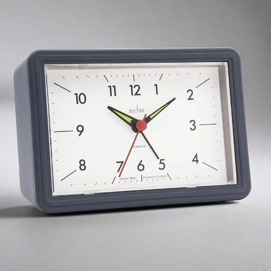 DRAKE ALARM CLOCK SNOOZE & BACKLIGHT SUEDE BLUE