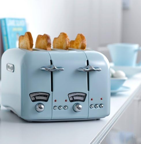 4 SLICE ARGENTO TOASTER BLUE