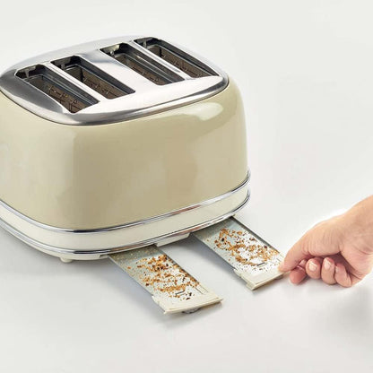 VINTAGE 4 SLICE TOASTER CREAM