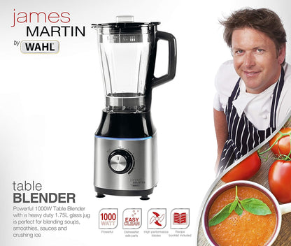 JAMES MARTIN 1000W 1.75L GLASS BLENDER S/S