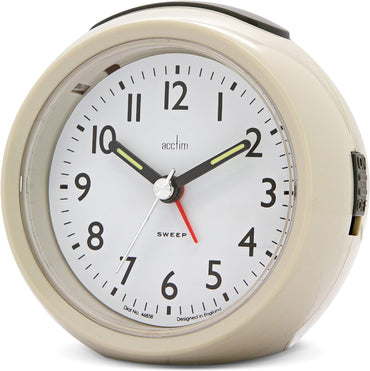 GRACE NON-TICKING ALARM CLOCK EARL GREY