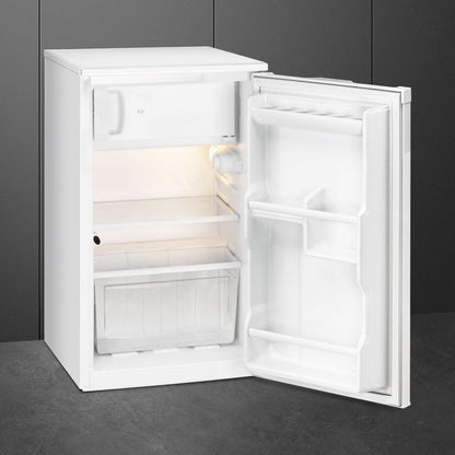 Smeg 73L Fridge with Ice Box – White – F Rated