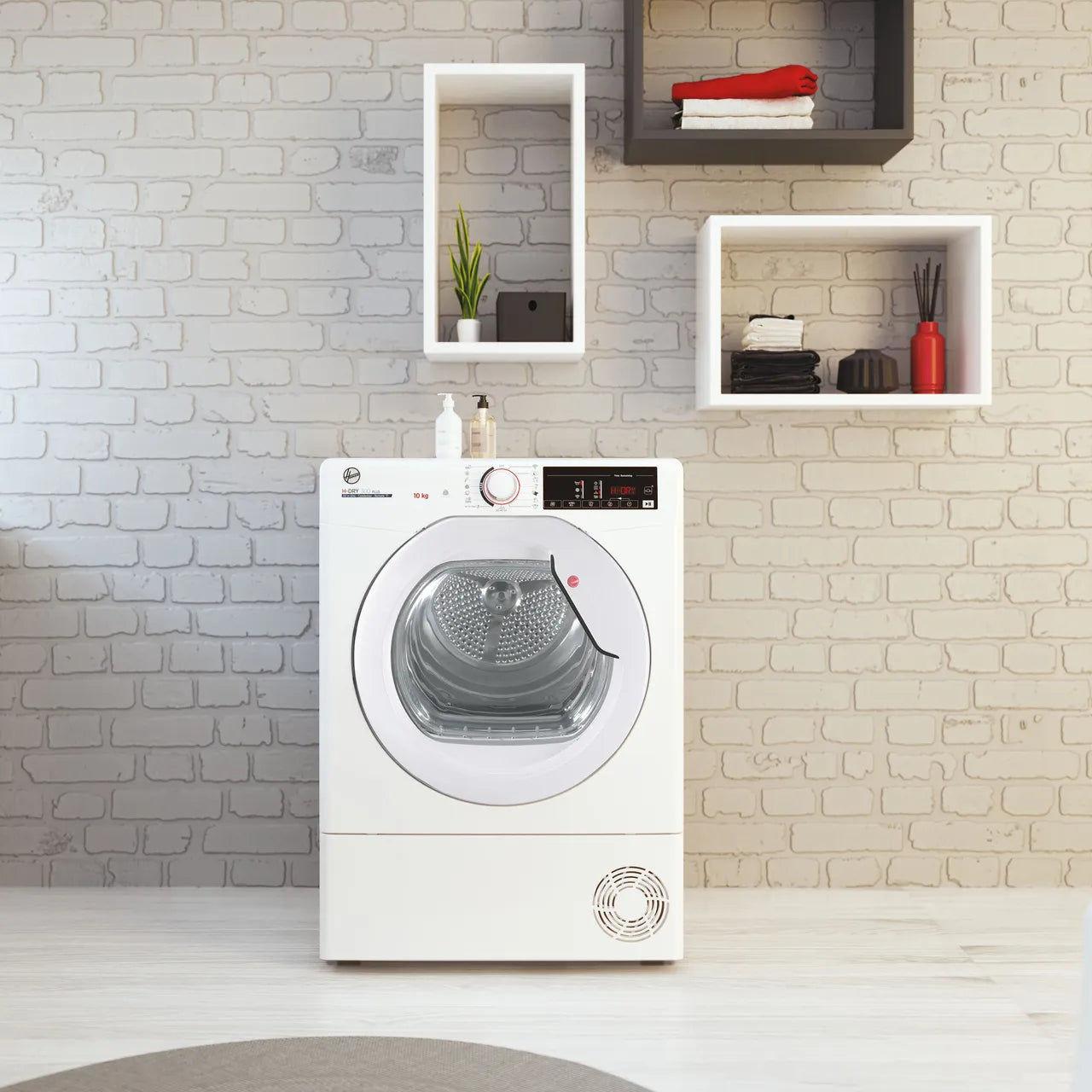 Hoover Wifi Connected 10Kg Condenser Tumble Dryer - White - B Rated