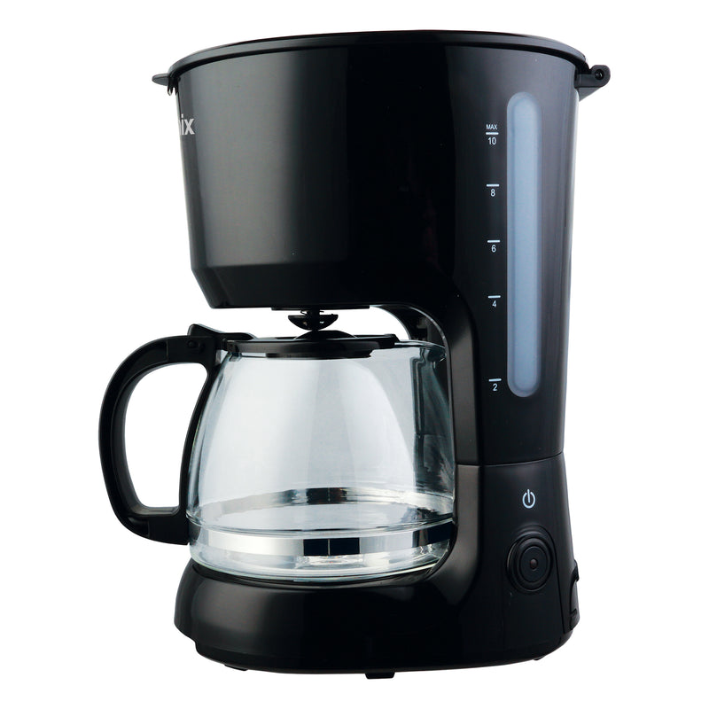 1.25 LITRE FILTER COFFEE MAKER BLACK