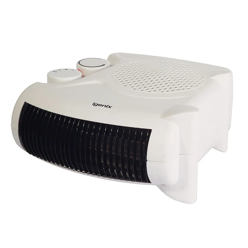 2KW UPRIGHT/FLAT FAN HEATER WHITE