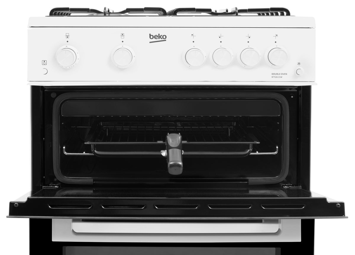 Beko Freestanding Gas Cooker with Full Width Gas Grillÿ60cm