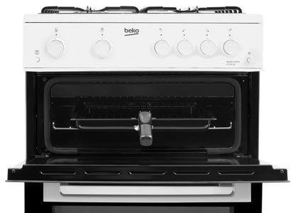 Beko Freestanding Gas Cooker with Full Width Gas Grillÿ60cm