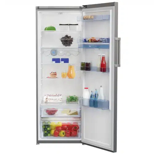 Beko Freestanding Tall Larder Fridge - Silver - F Rated