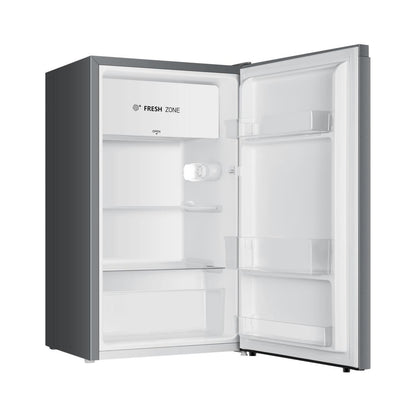 Fridgemaster Fridge with Ice Box - Silver - F Rated