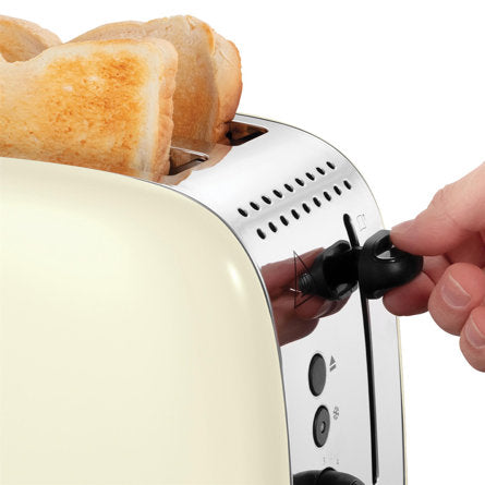 2 SLICE LIFT & LOOK TOASTER CREAM