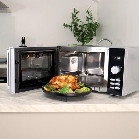 25L 900W DIGITAL COMBINATION MICROWAVE SILVER