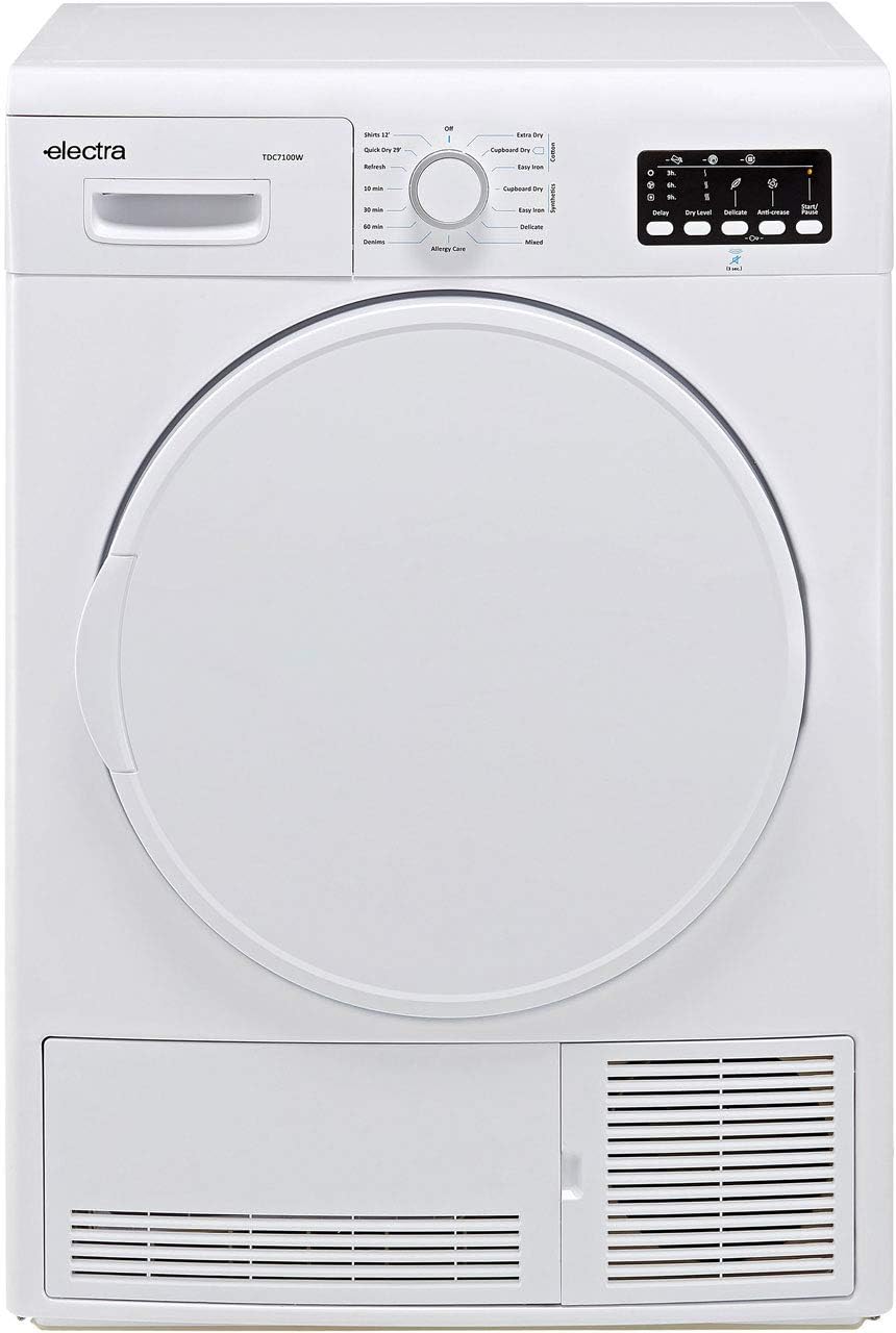 Electra 7Kg Condenser Tumble Dryer - White - B Rated