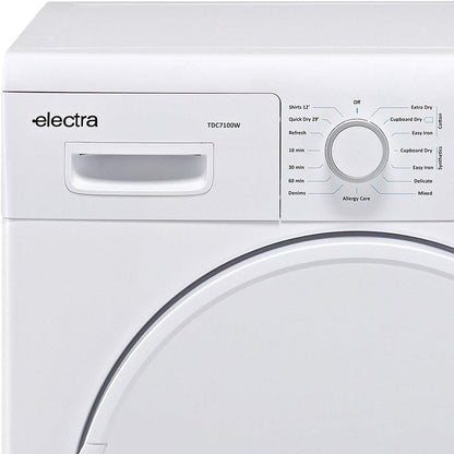 Electra 7Kg Condenser Tumble Dryer - White - B Rated