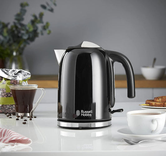 1.7 LITRE 3000W COLOURS PLUS KETTLE BLACK