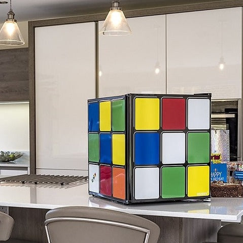 42.9L RUBIKS CUBE MINI FRIDGE