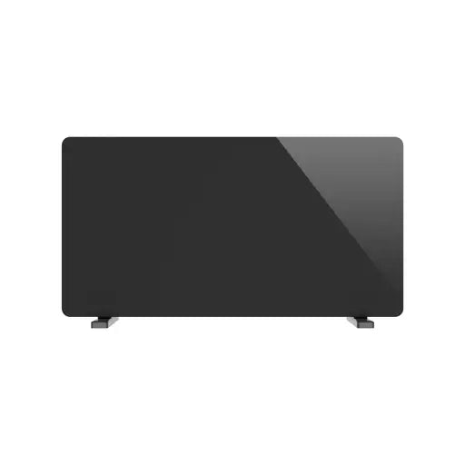 2000W Smart Glass Panel Heater Black